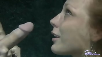 Underwater Cum Blonde Blowjob Doggystyle 