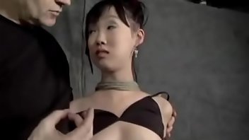 Hogtied Asian BDSM Fetish 